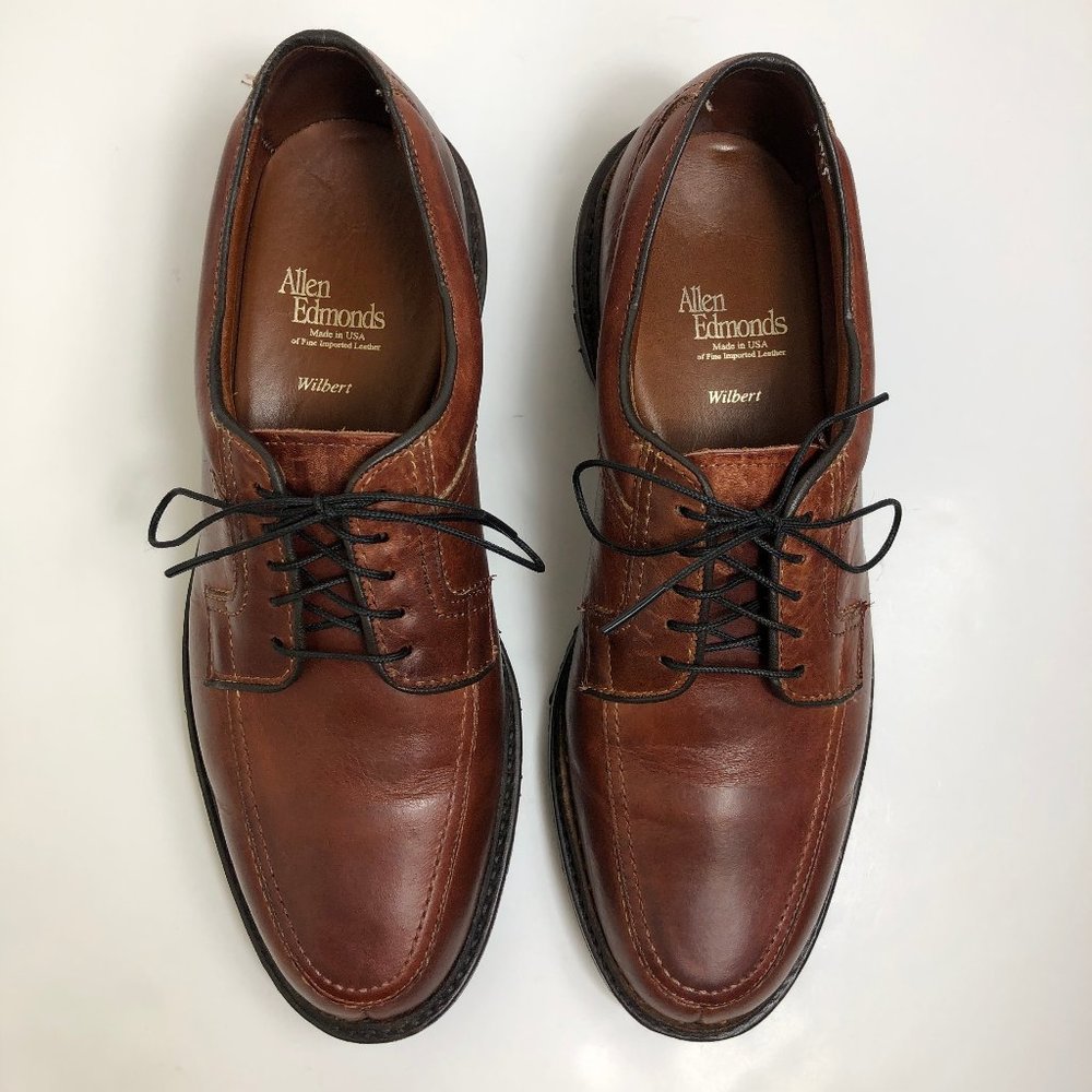 Allen Edmonds Wilbert Men's Split Moc Toe Shoes - Picture 4 of 8